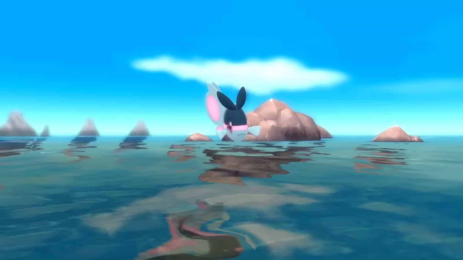 Pokemon Brilliant Diamond & Shining Pearl Finneon trailer screenshot