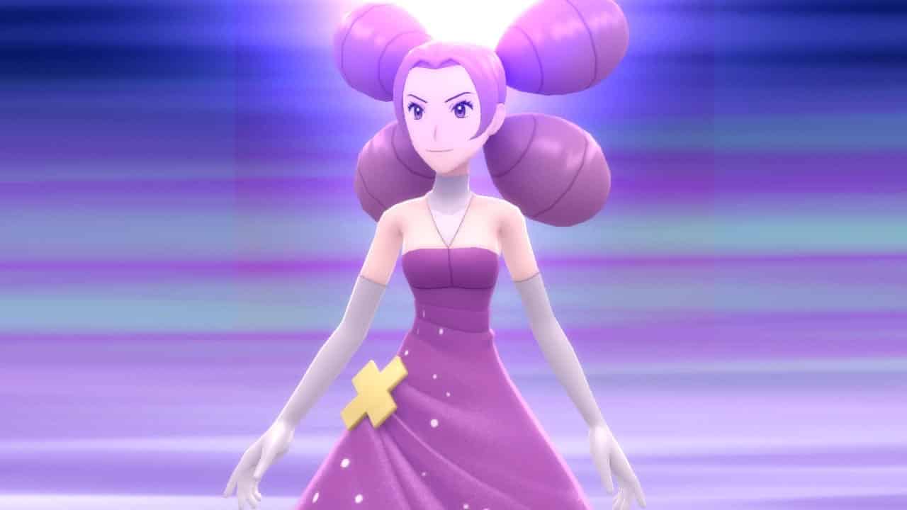 Pokemon Brilliant Diamond & Shining Pearl Gym Leader Fantina Cinematic screenshot