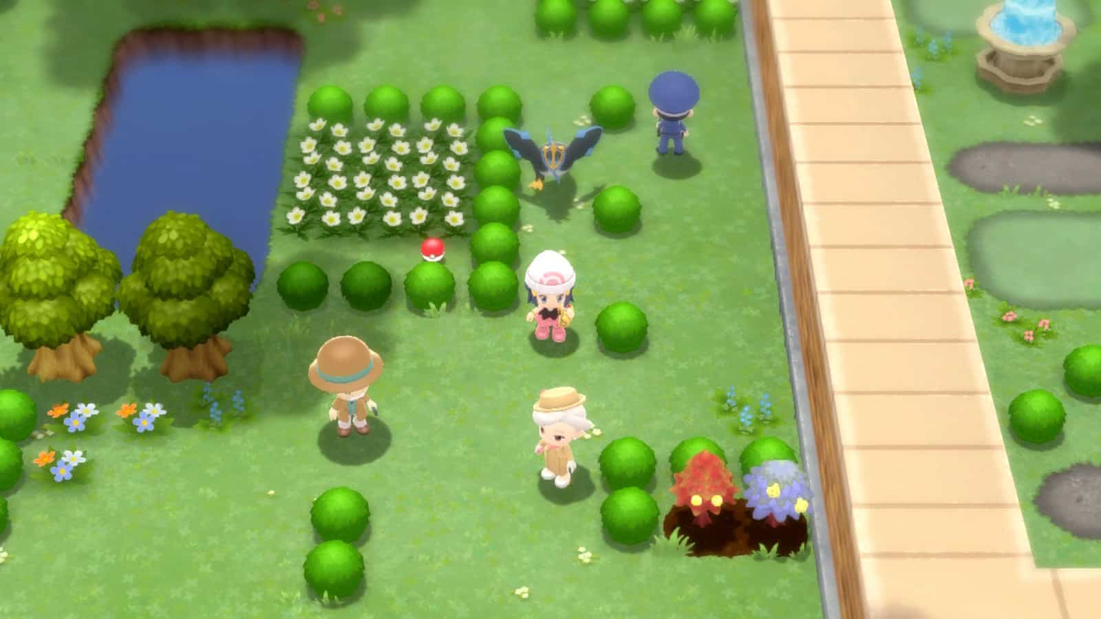 screenshot of pokemon brilliant diamond shining pearl
