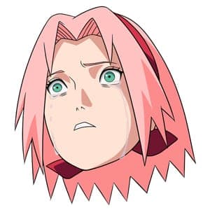 A Sakura emoticon in Fortnite