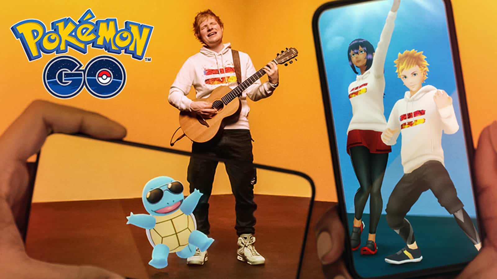 Ed Sheeran performing in Pokemon Go