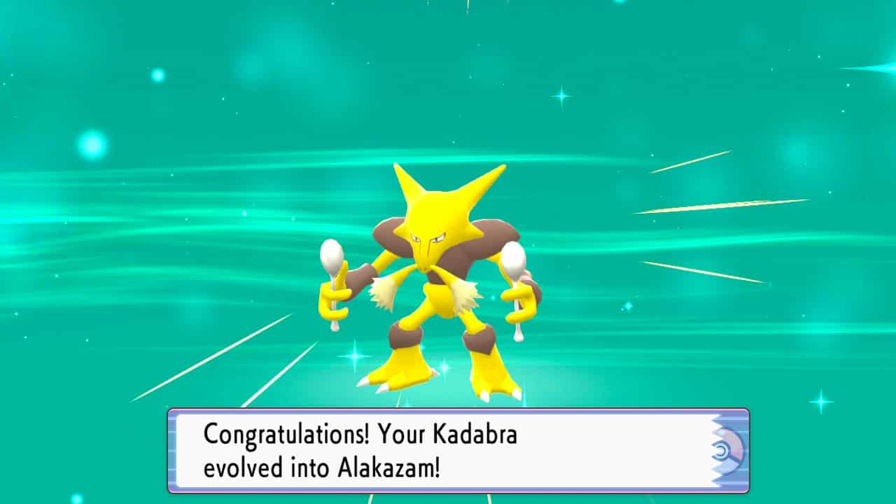 How to get Abra, Kadabra, Alakazam in Pokemon Brilliant Diamond