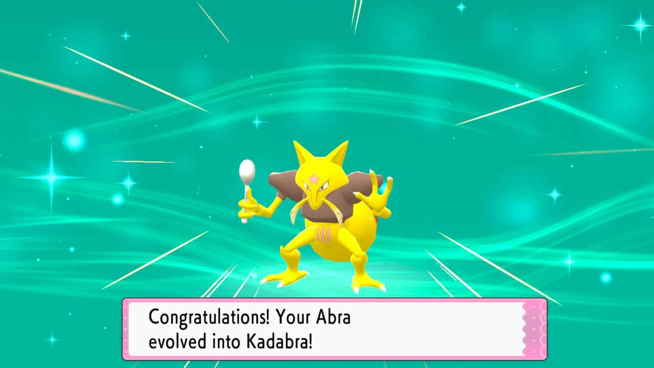 Catching a shiny Abra, evolving it into Kadabra and then Alakazam -  shinyhunterblit on Twitch