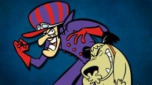 dick dastardly and muttley laughing in wacky races