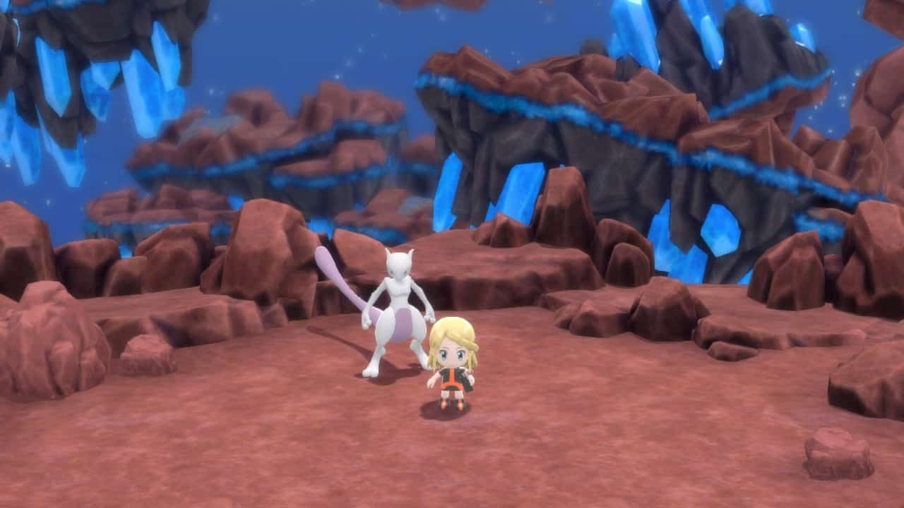 Pokemon Brilliant Diamond & Shining Pearl Mewtwo Genome Room BDSP screenshot