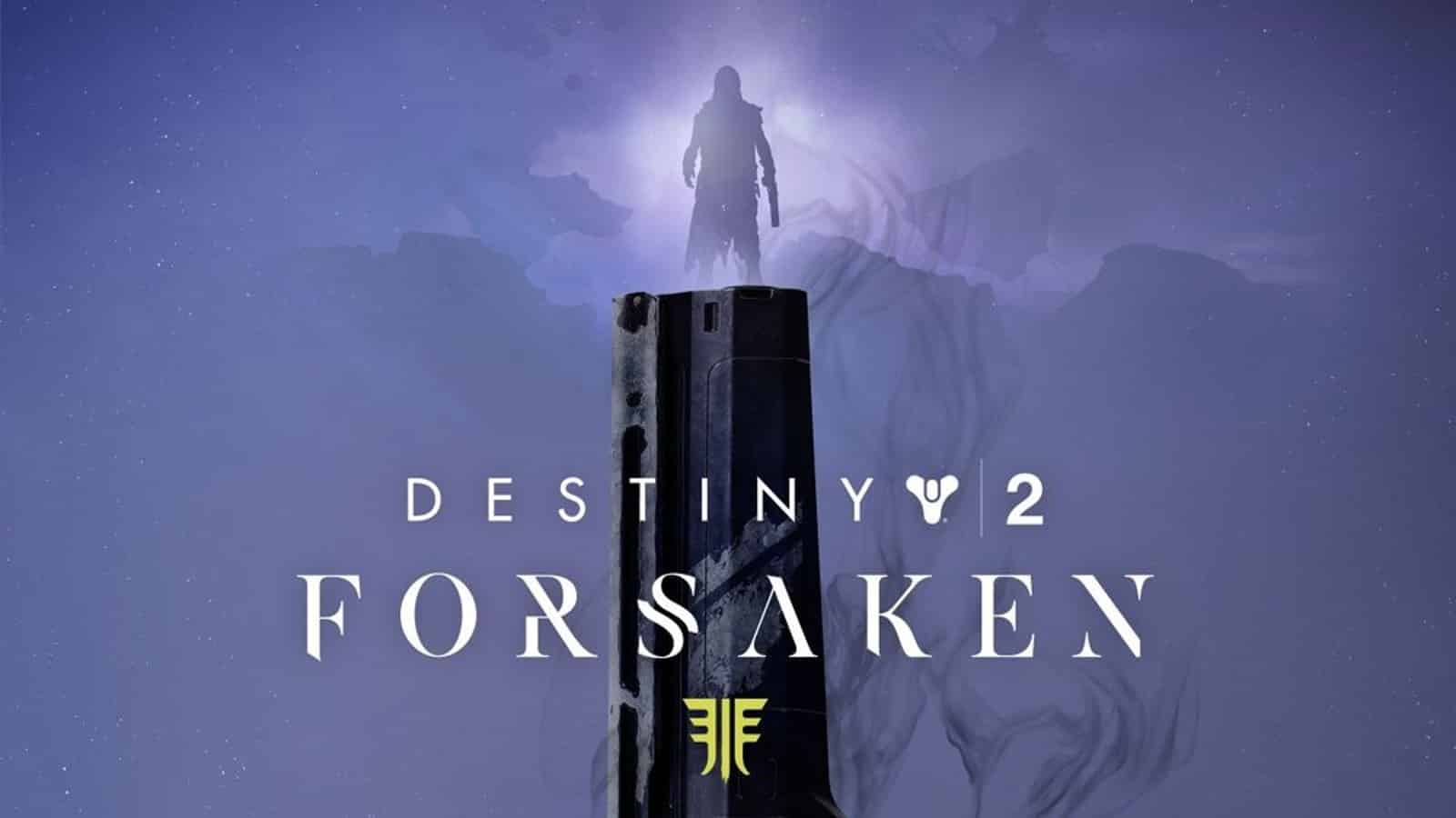 Destiny 2's Forsaken DLC with key art