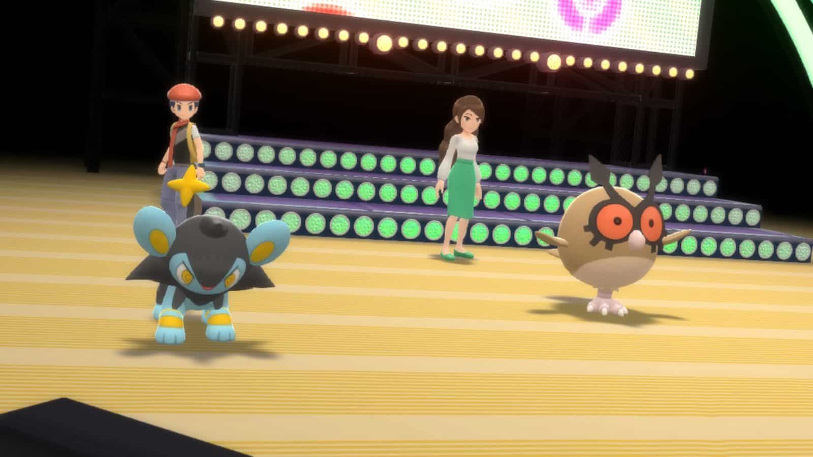 A Trainer taking part in a Super Contest