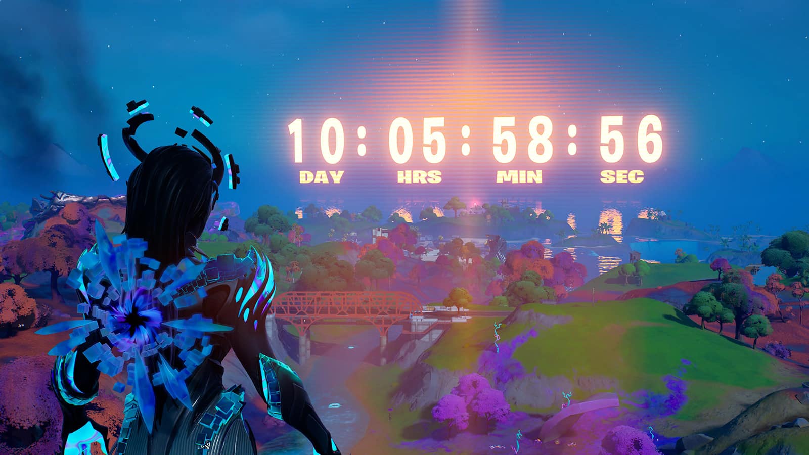 A screenshot of a Fortnite live event which could happen in Chapter 3 Season 1