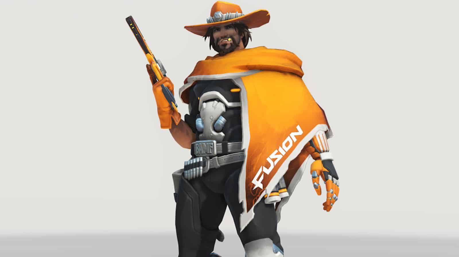 overwatch cole cassidy in philadephia fusion owl skin