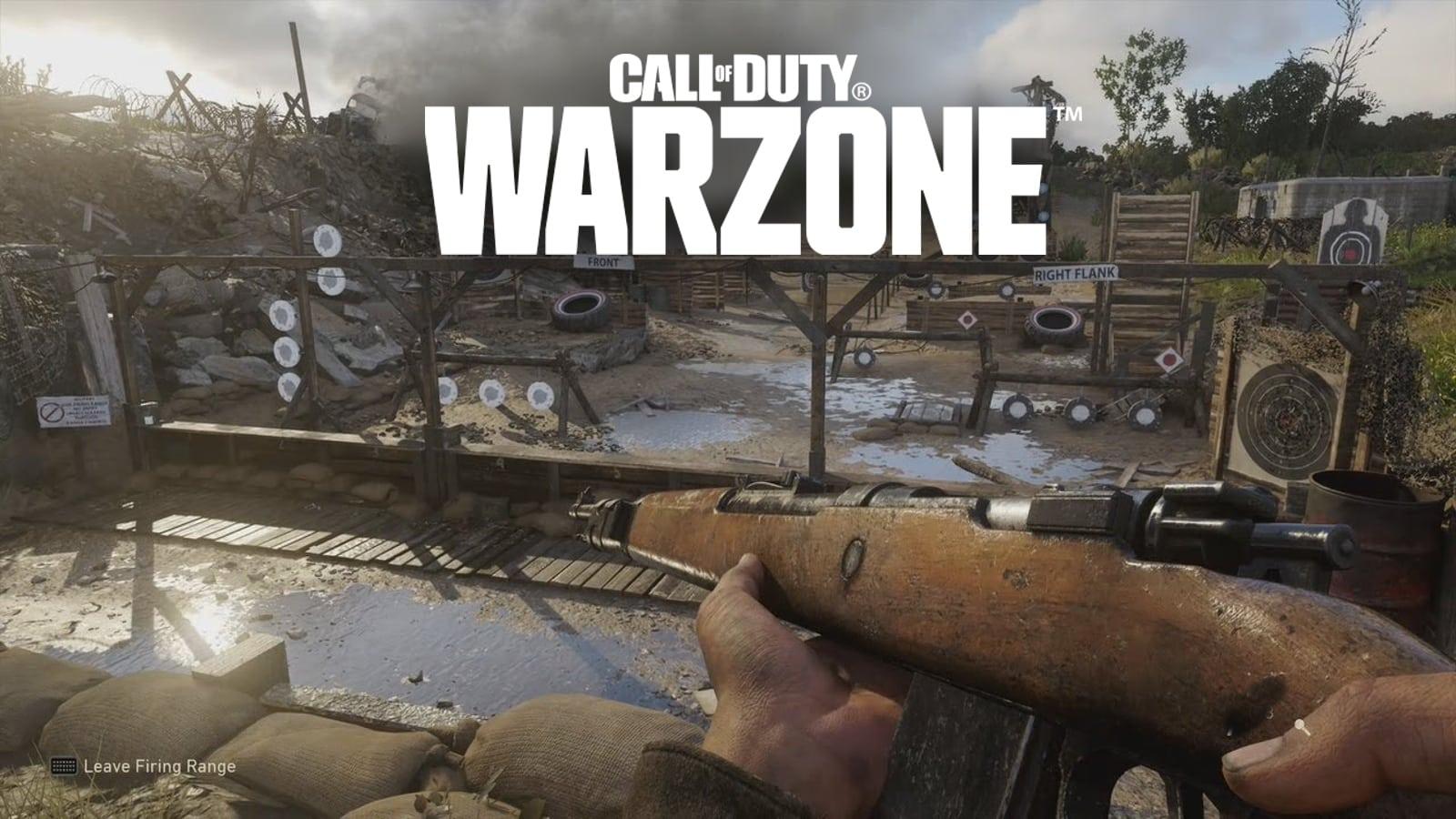 Warzone CoD WW2 firing range