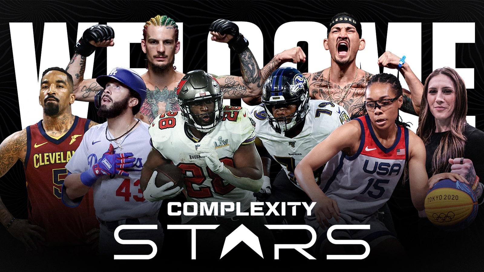 Complexity Stars roster of athletes