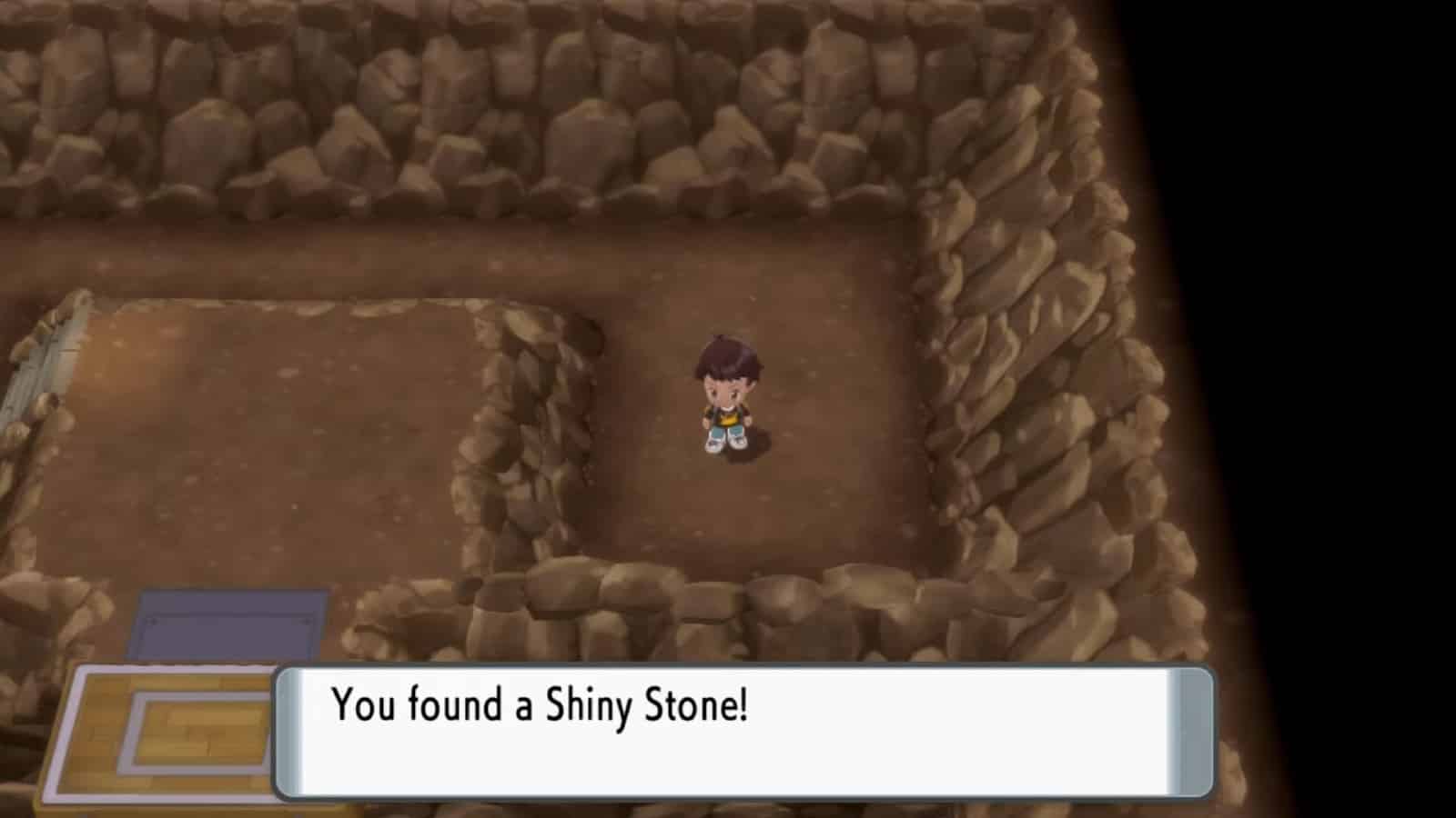 Shiny Stone in Brilliant Diamond and Shining Pearl can found on Iron Island