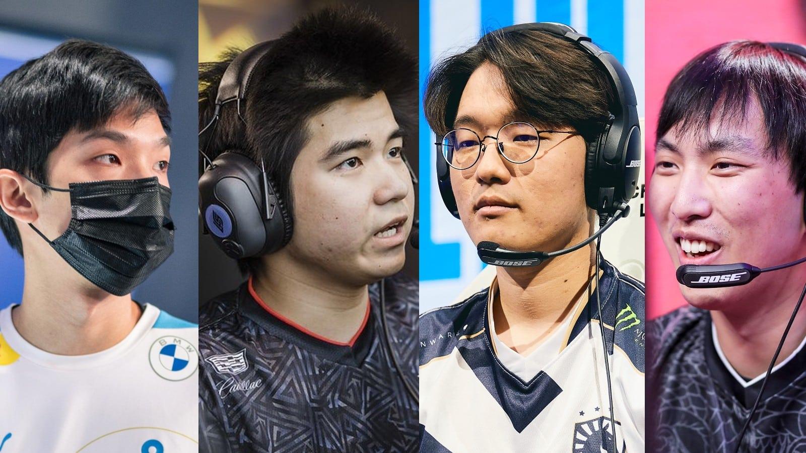 Images of Blaber, Spica, and Doublelift