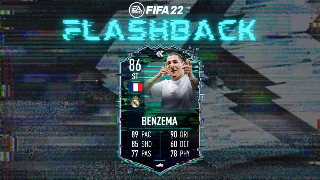 FIFA 22 Karim Benzema Flashback SBC