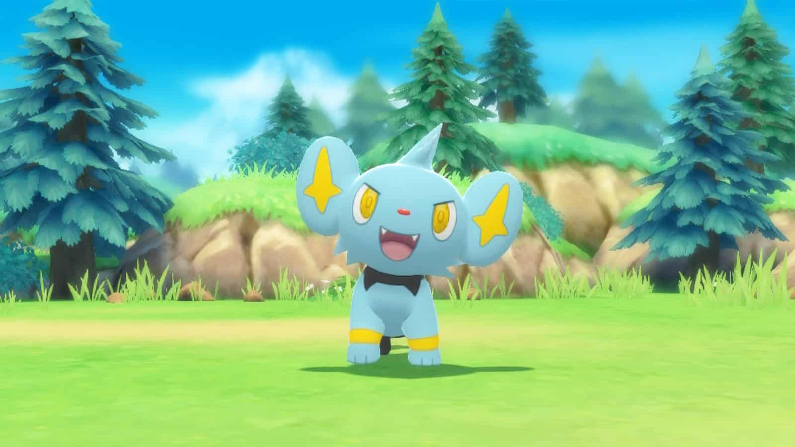 Pokemon Brilliant Diamond & Shining Pearl Shinx encounter screenshot