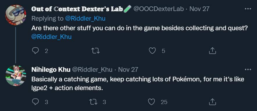 Pokemon insider Riddler Khu tweets on Pokemon Legends Arceus and Lets Go Pikachu