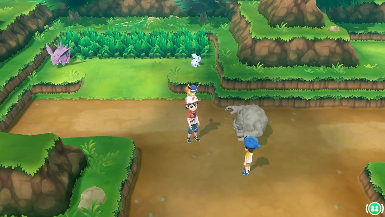Pokemon Let's Go Pikachu & Eevee gameplay screenshot