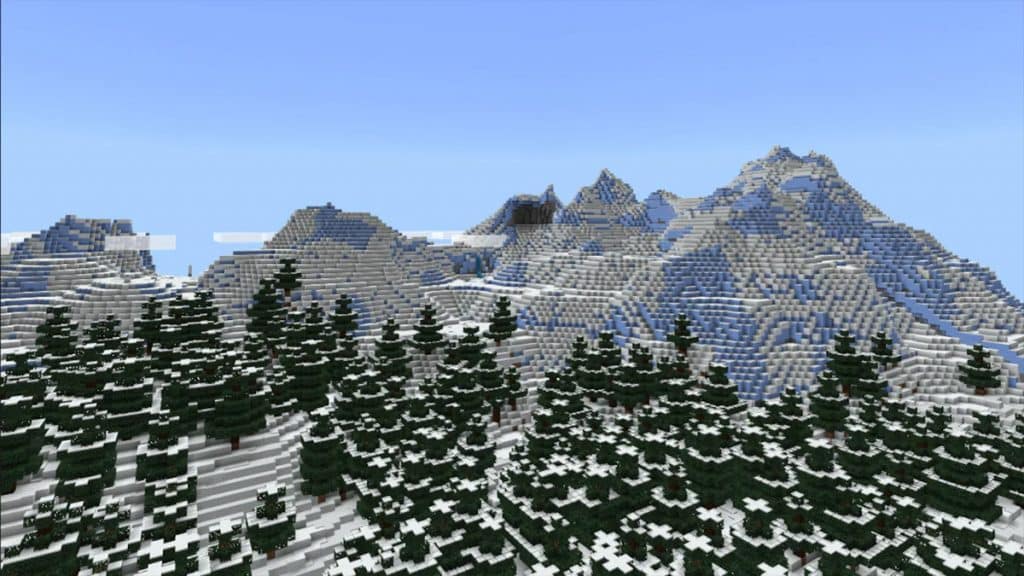 Minecraft 1.18 new mountain generation
