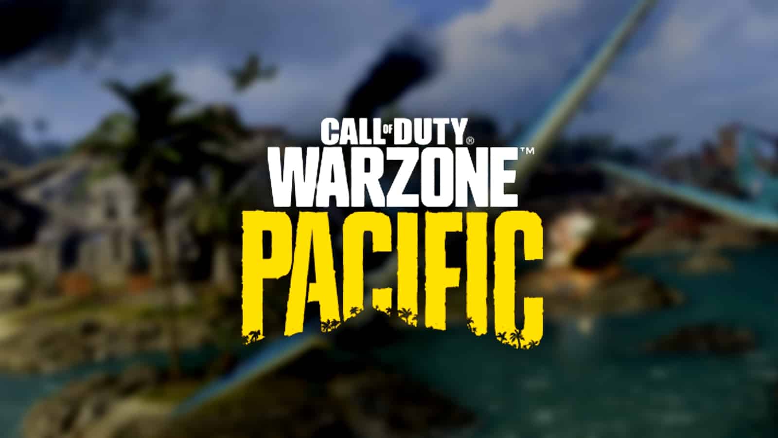 Warzone pacific with blurred caldera background