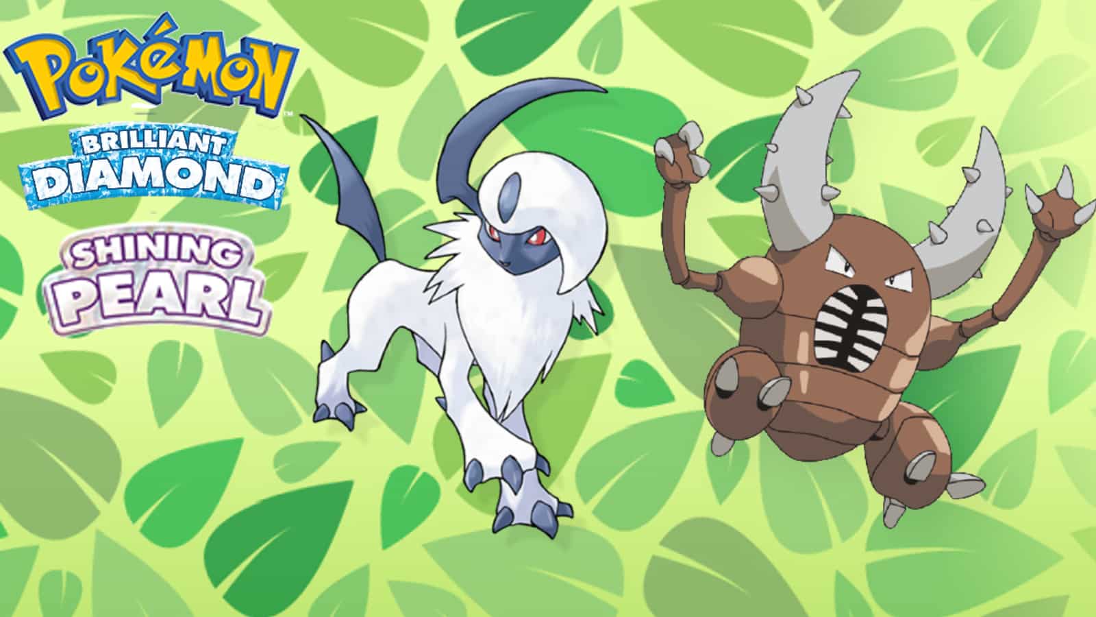Absol and Pinsir in Brilliant Diamond and Shining Pearl