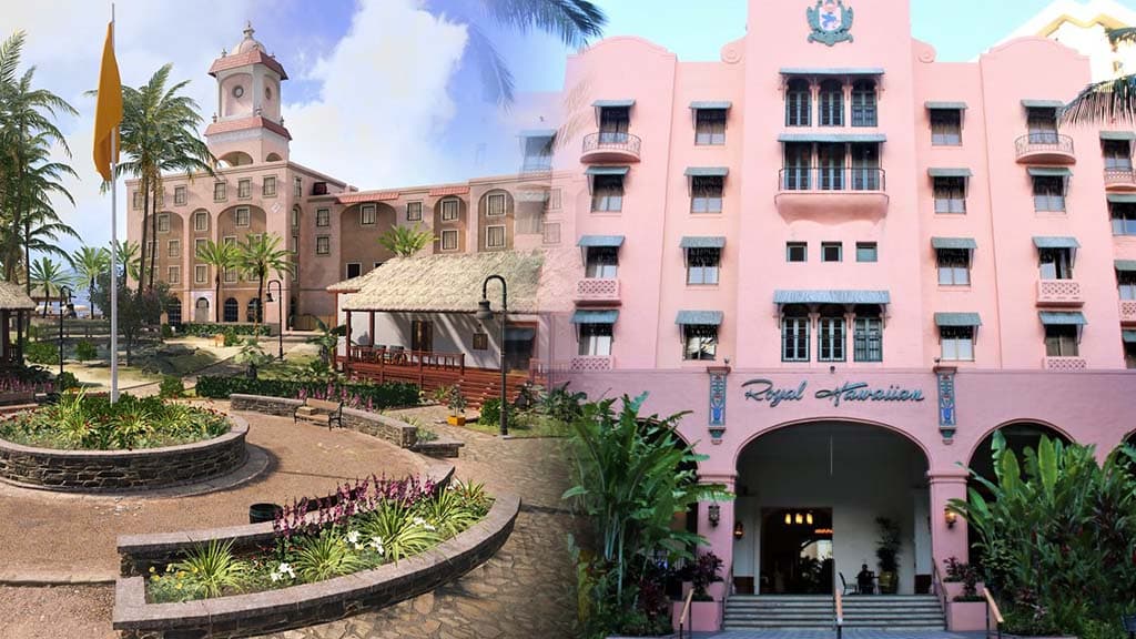 Caldera Royal Cabana Resort and Royal Hawaiian hotel
