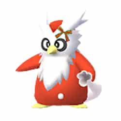 Delibird wearing a Holiday Costume