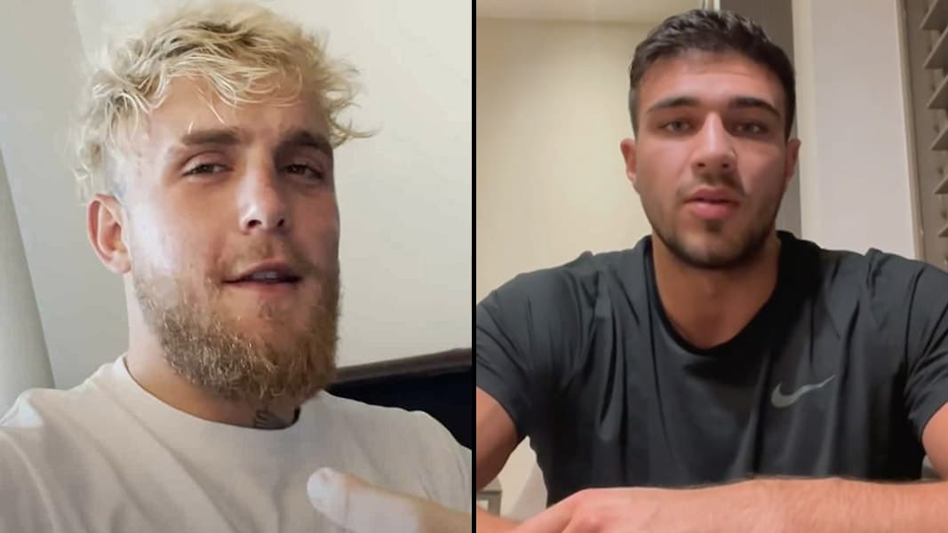 Jake Paul and Tommy Fury side-by-side