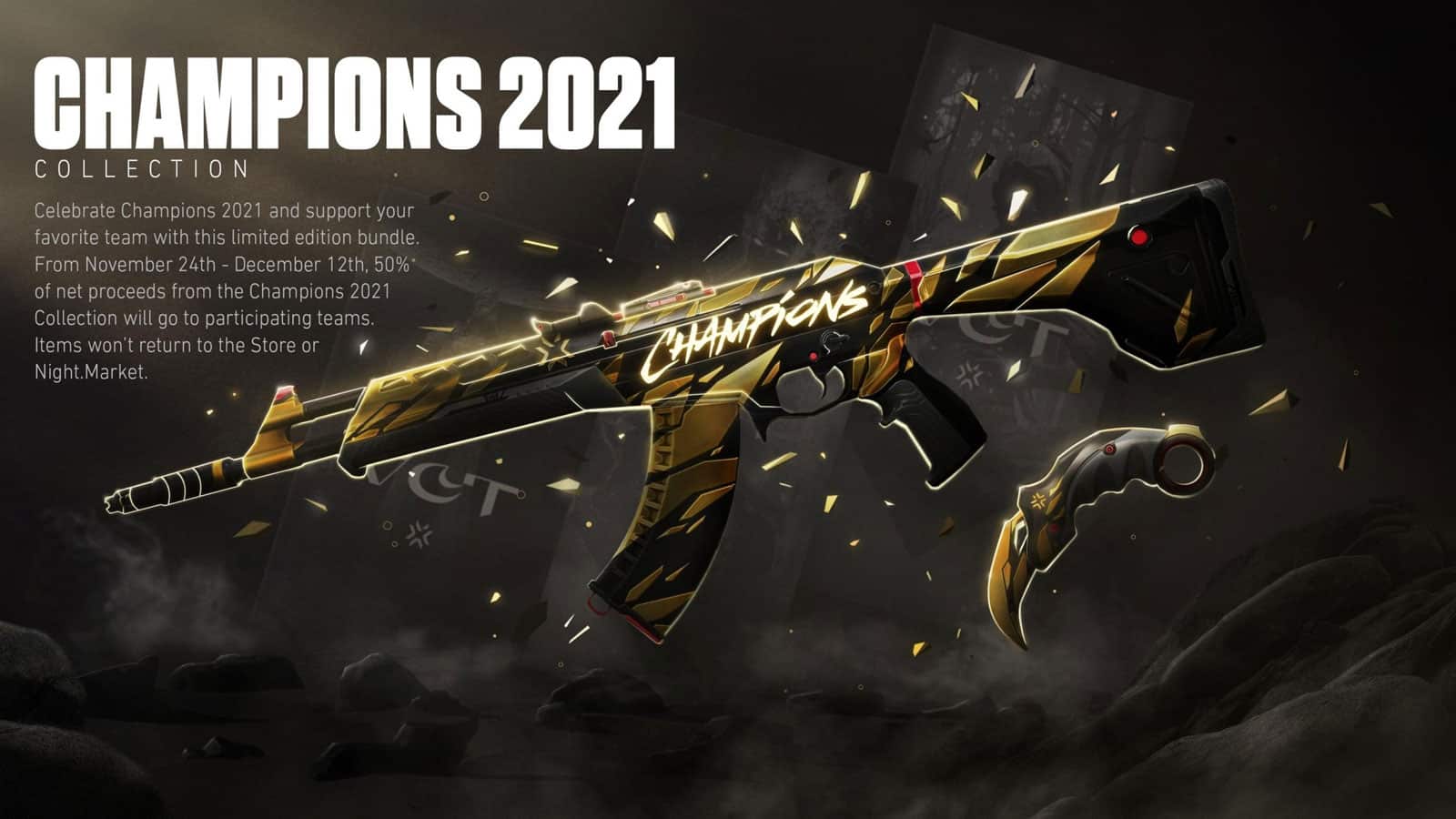 Valorant Champions 2021 tournament skins wallpaper