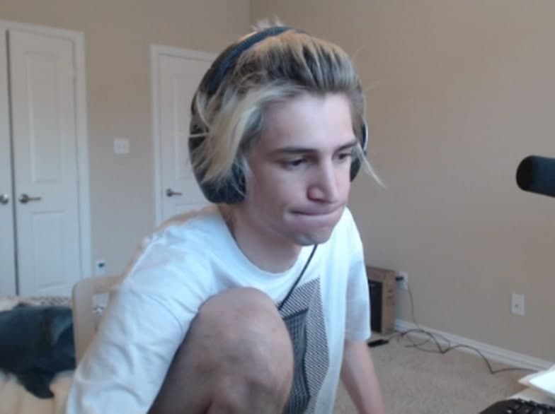 xqc's streaming room on twitch