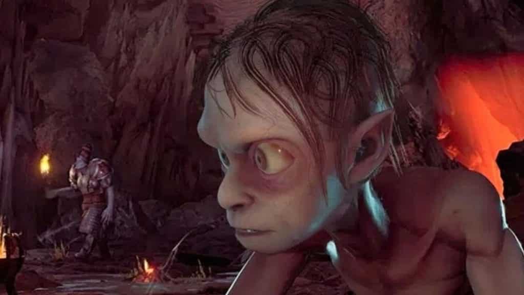 Gollum from the Lord of the Rings as seen in his very own video game