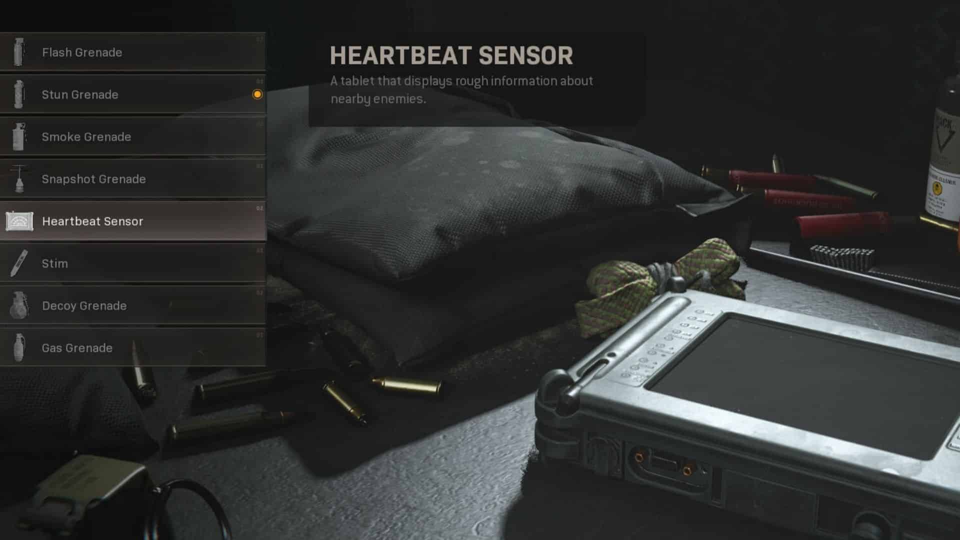 warzone heartbeat sensor