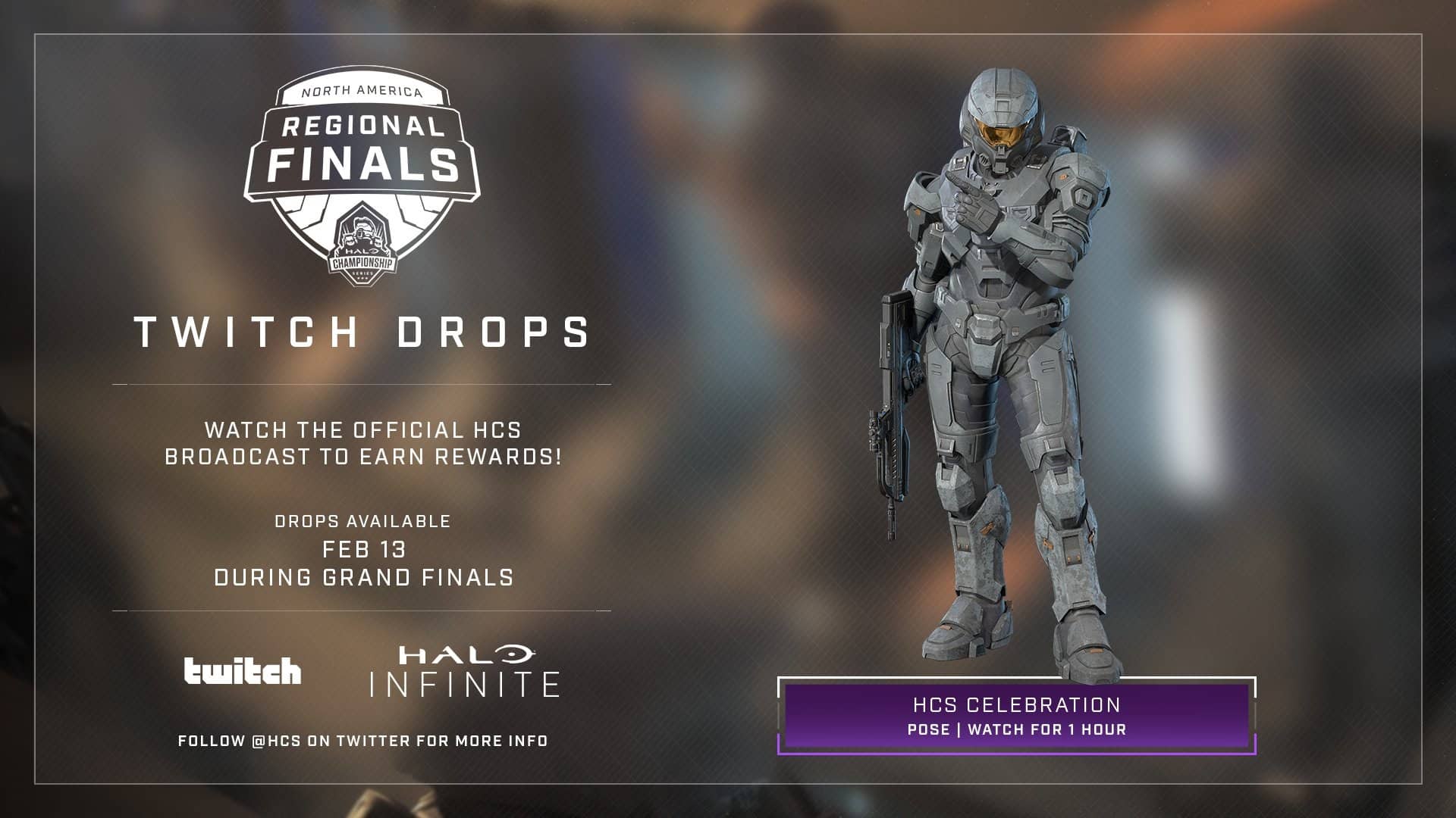 Halo Esports on X: Did someone say Twitch Drops? 👀 Brand new armor  coatings and weapon charms will be up for grabs next weekend during the  #HaloWC 2023! 📅 Oct 13-15 🕛
