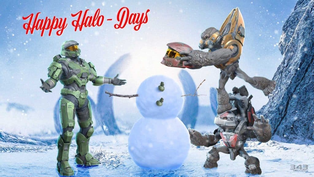 Halo Infinite christmas artwork
