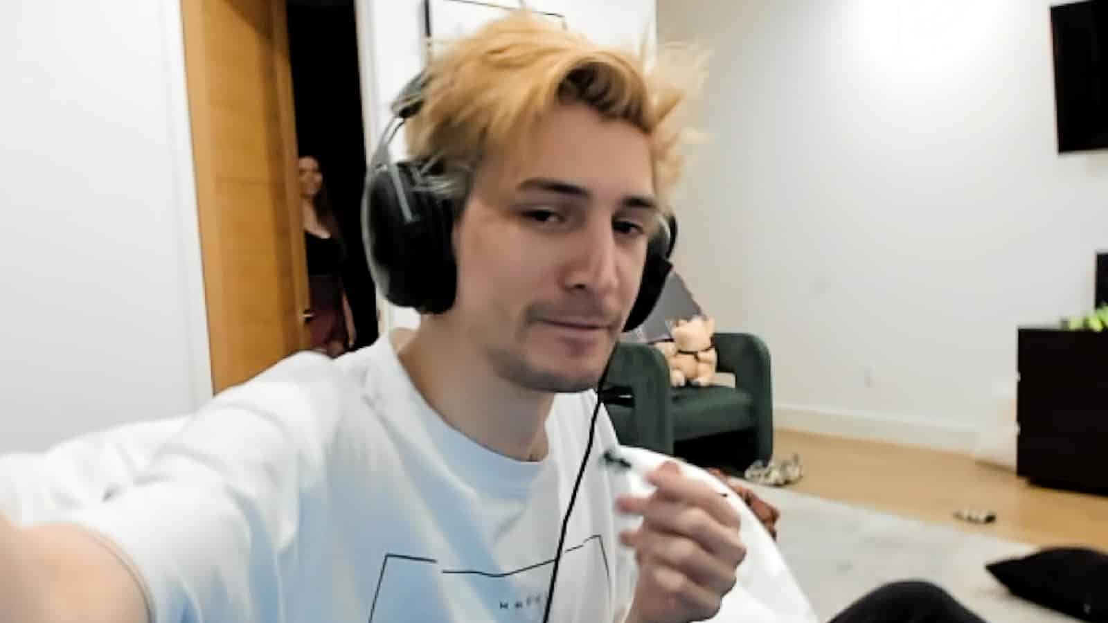 xQc's room on Twitch