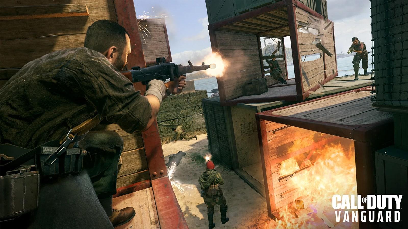 A screenshot of Shipment from Call of Duty: Vanguard.