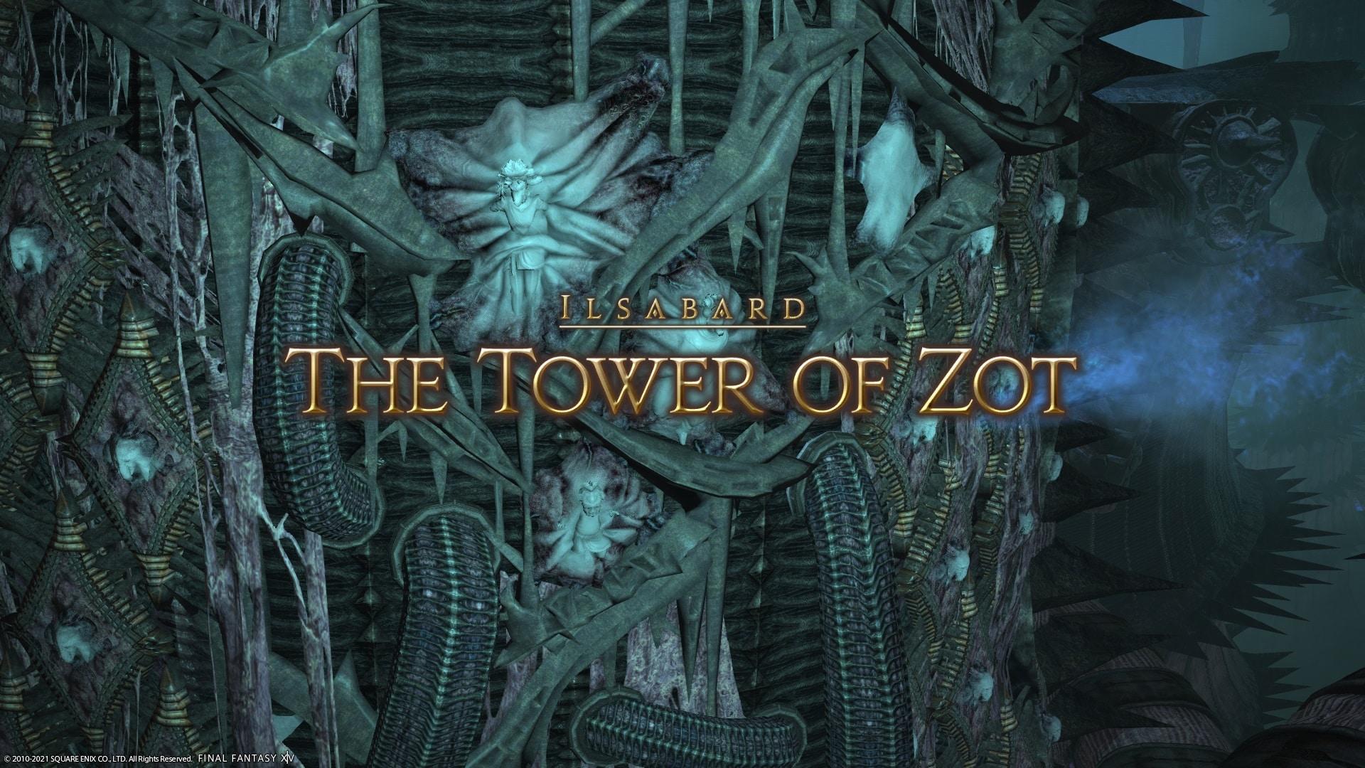 Endwalker logo for Tower of Zot dungeon