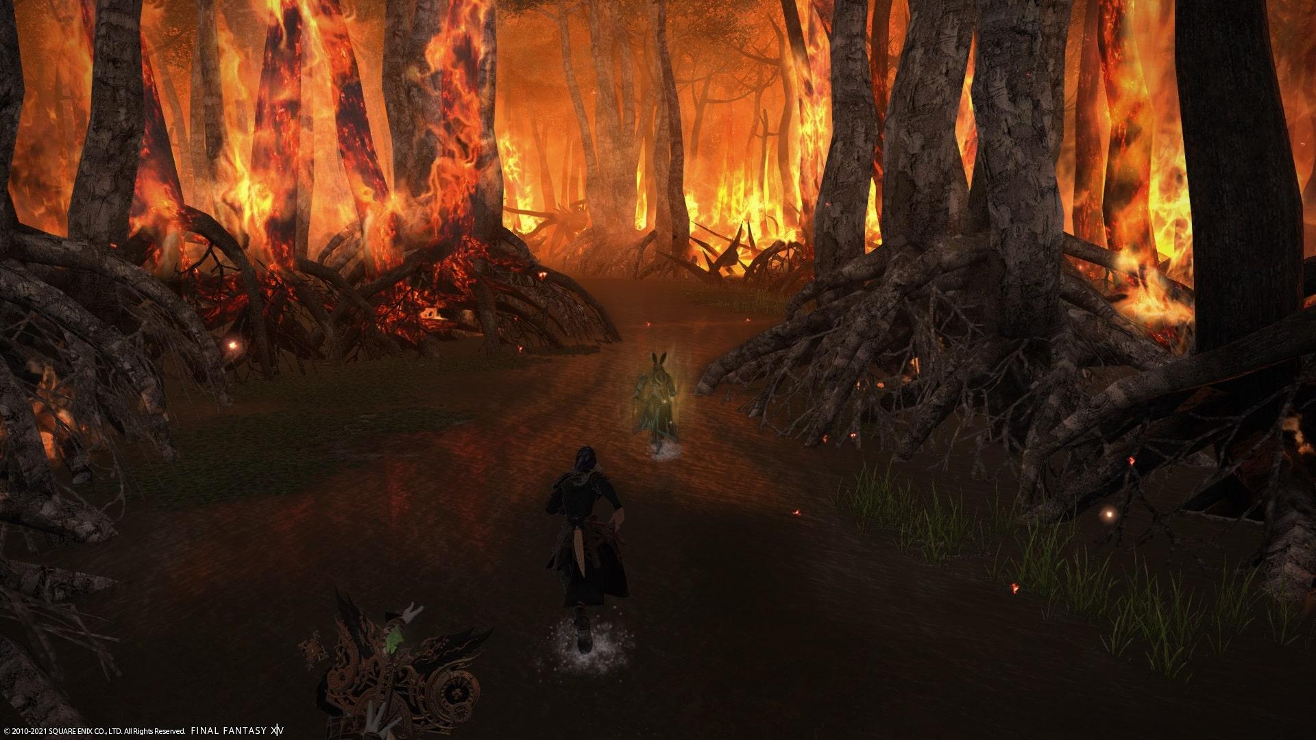 FFXIV screenshot showing the Vanaspati dungeon