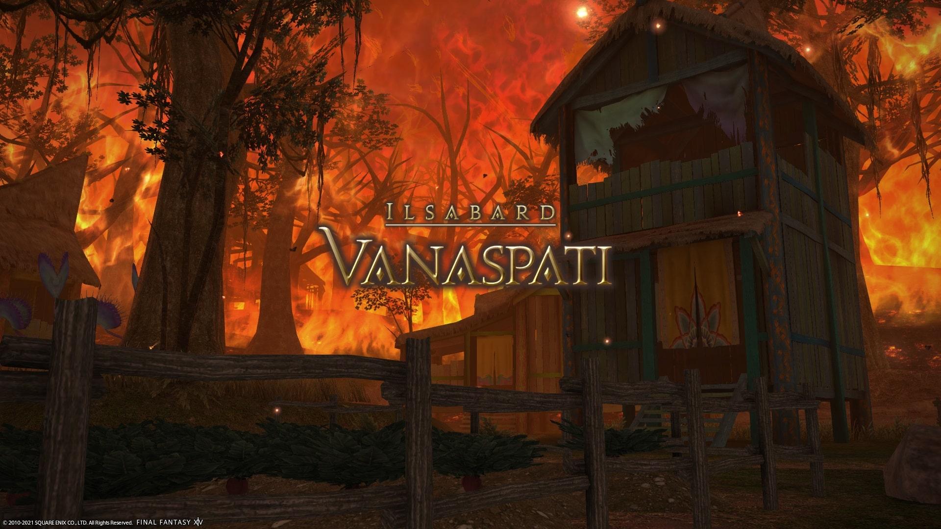 Endwalker logo for Vanaspati dungeon