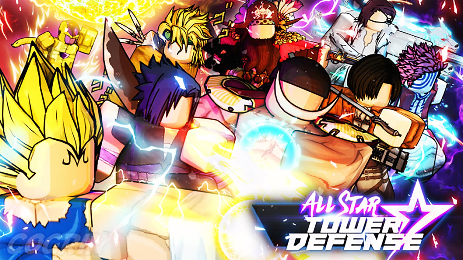 Artwork from Roblox's All Star Tower Defense game