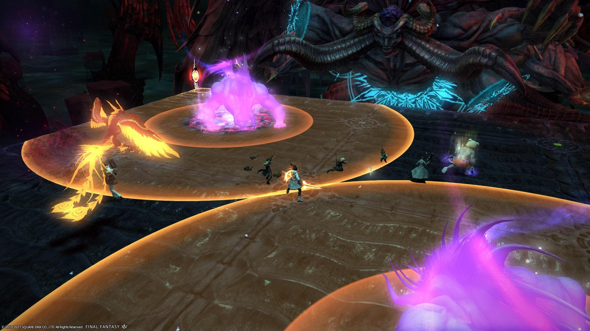 FFXIV screenshot showing the Dark Inside Trial