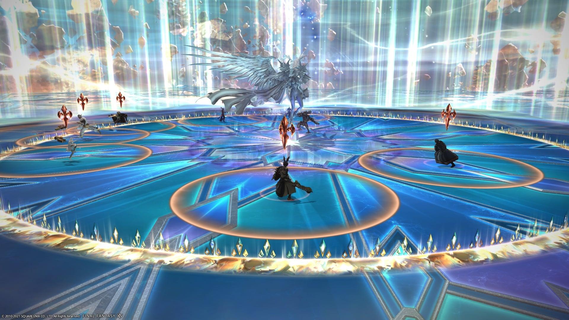 FFXIV screenshot showing the Mothercrystal Trial