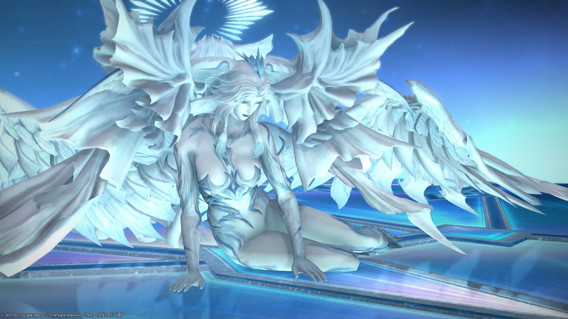 FFXIV screenshot showing the Mothercrystal Trial