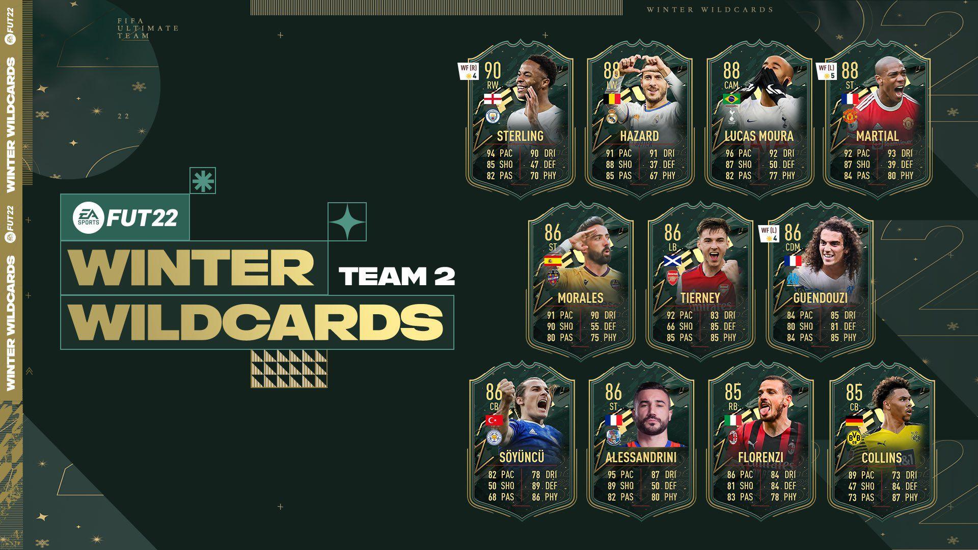 FIFA 22 Winter Wilcards Team 2 revealed.