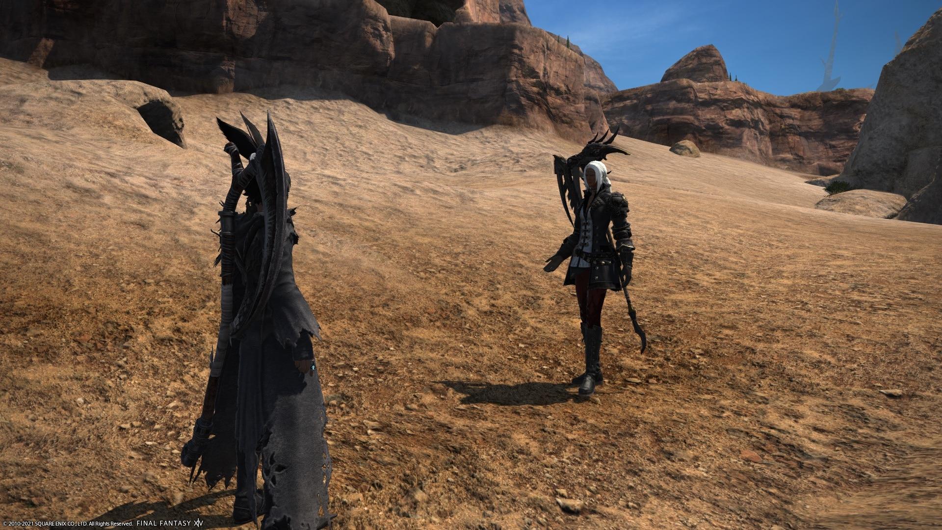 FFXIV screenshot showing the Reaper class