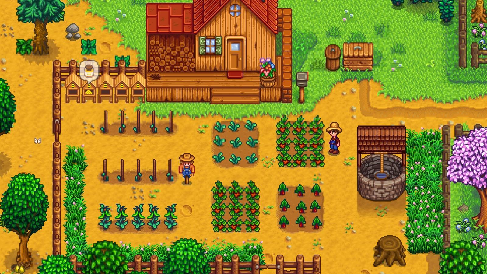 An image of gameplay in Stardew