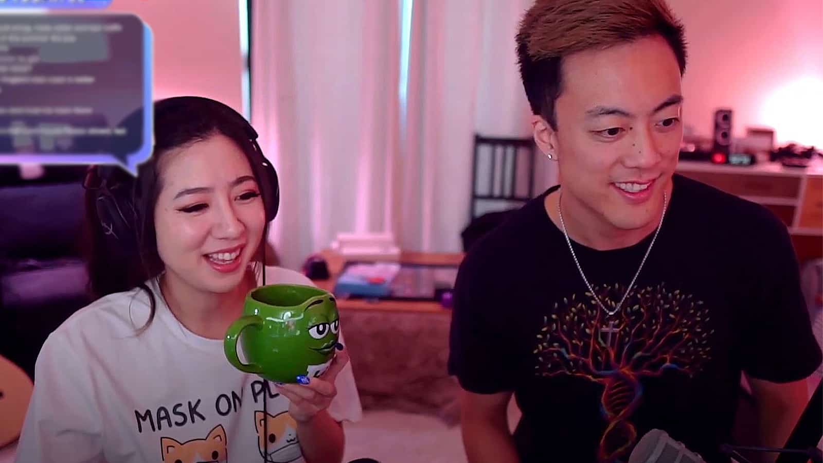 Fuslie Edison respond to dating rumors after surprise Twitch stream