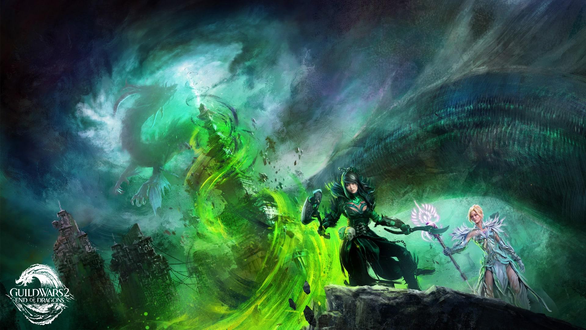 guild wars 2 end of dragons cover art