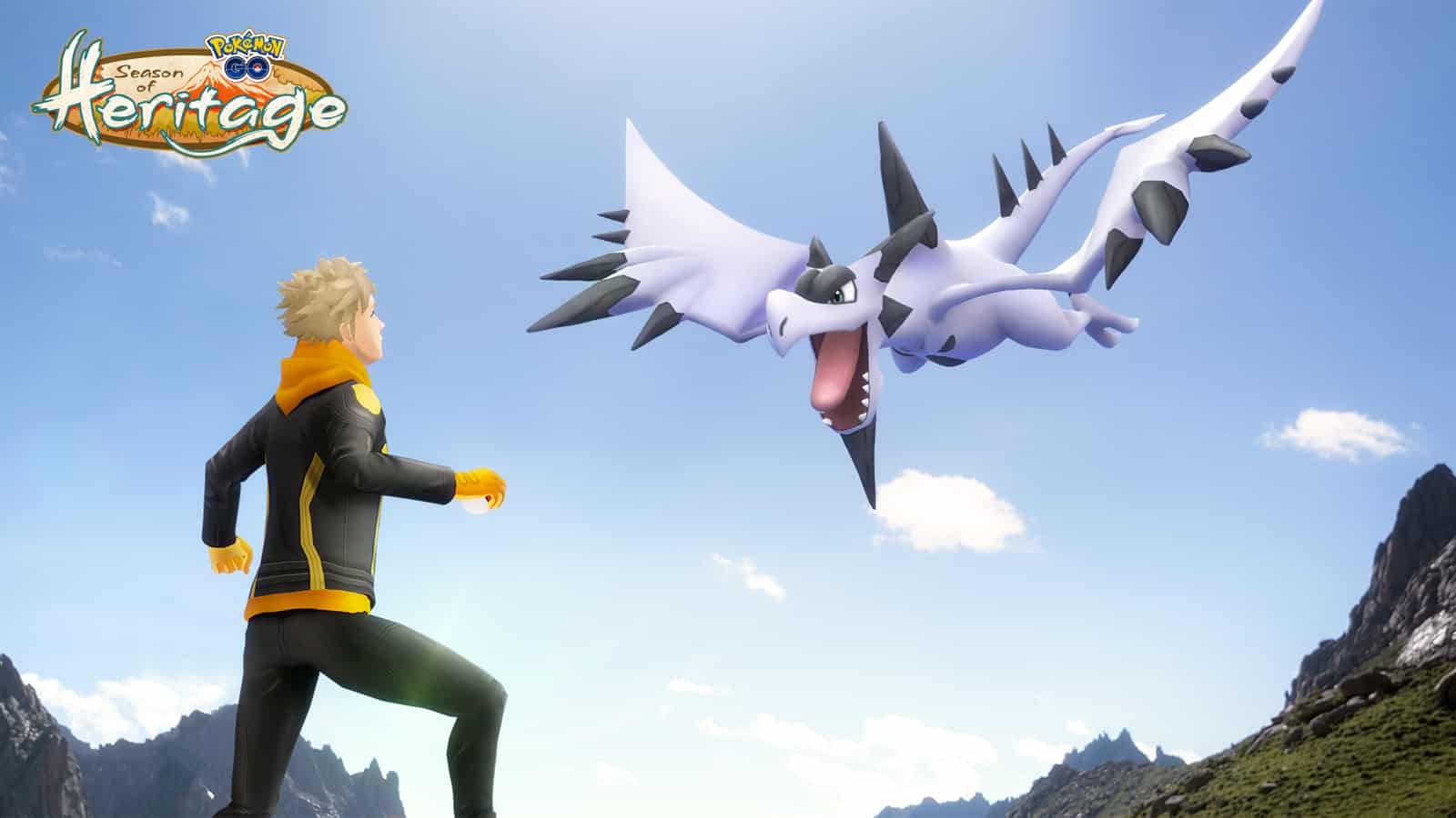 A poster for the Mountains of Power event in Pokemon Go