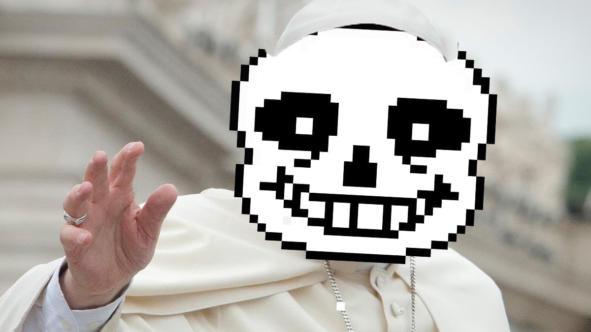 For some reason Megalovania played during an audience with the Pope - The  Verge