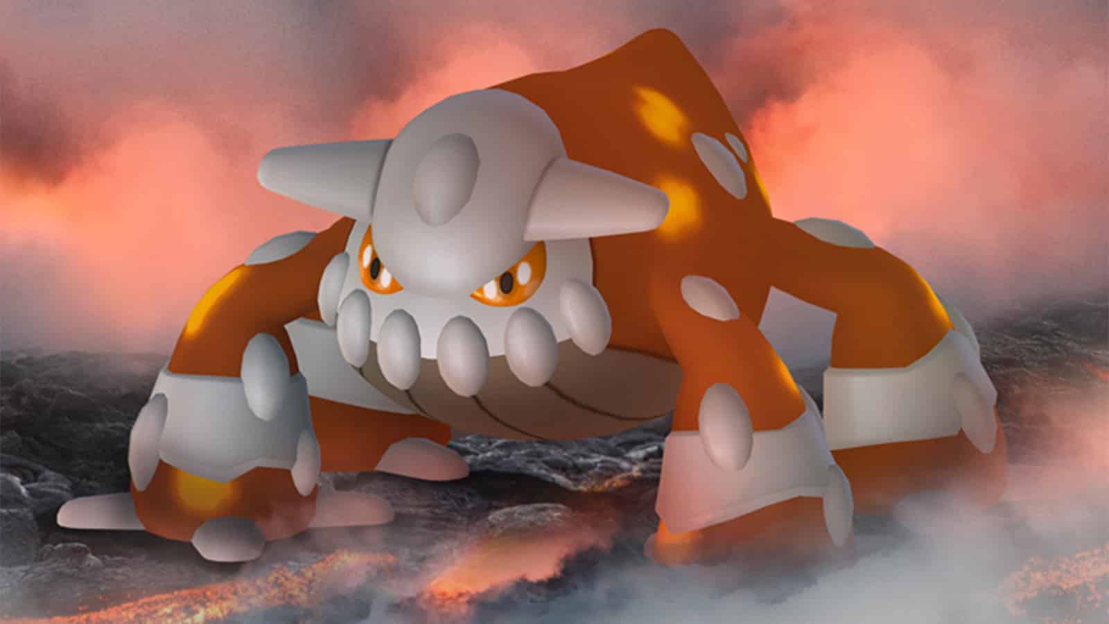 Heatran appearing in Pokemon Go's 5-Star Raid Battles